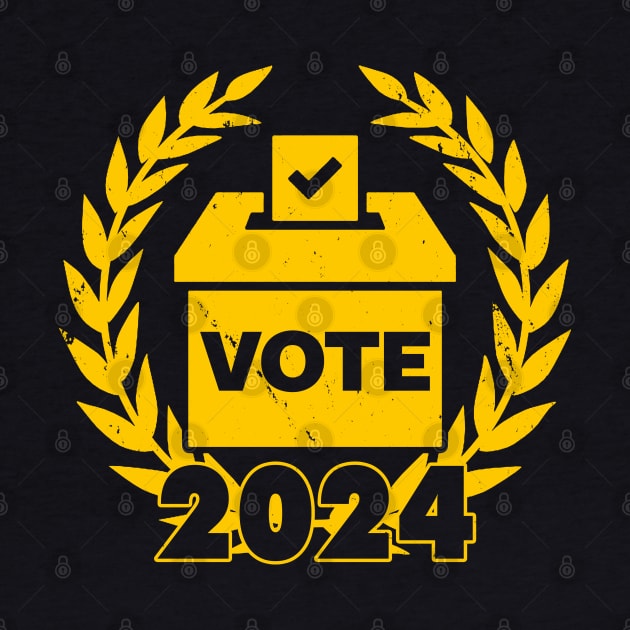 Presidential Election 2024 Awareness Political Voter Slogan by BoggsNicolas